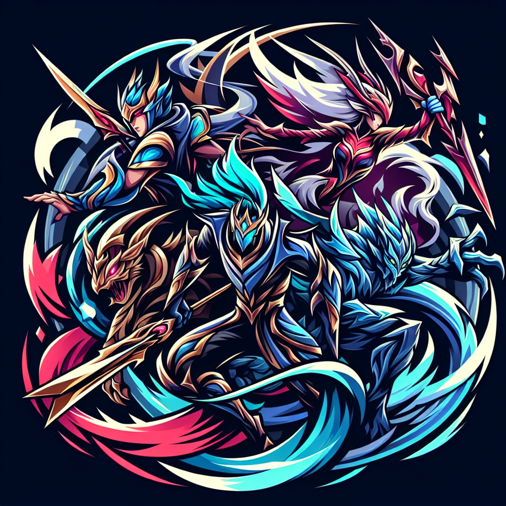 Creative Logo Designs in Mobile Legends: Capturing the Essence of Heroes